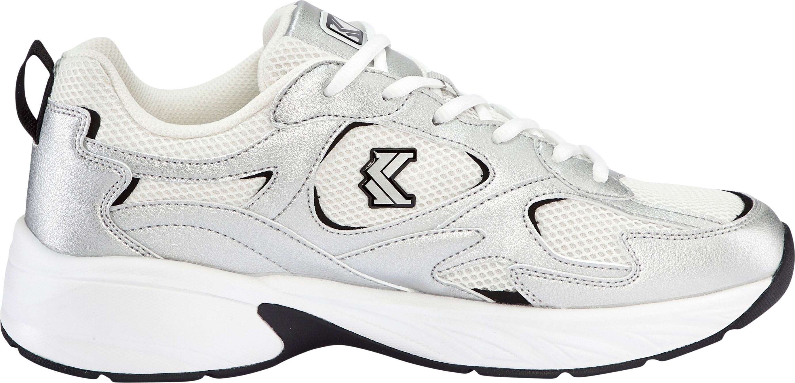 Sneaker KARL KANI "PRIME RUNNER 2", Herren, Gr. 44,5, silber, Synthetik, Textil, Schuhe Sneaker silber 44,5