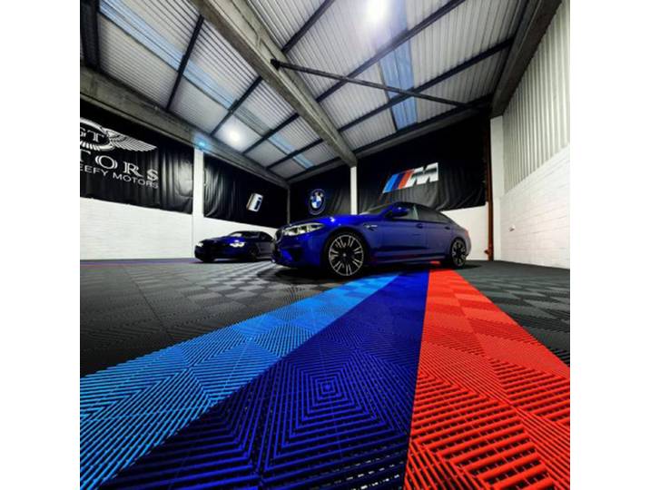 Carreaux de sol de Garage en plastique écologiques, 40 pièces, dalles de Garage carrées modulaires colorées pour bricolage, pour magasin de réparation de véhicules de lavage de voiture