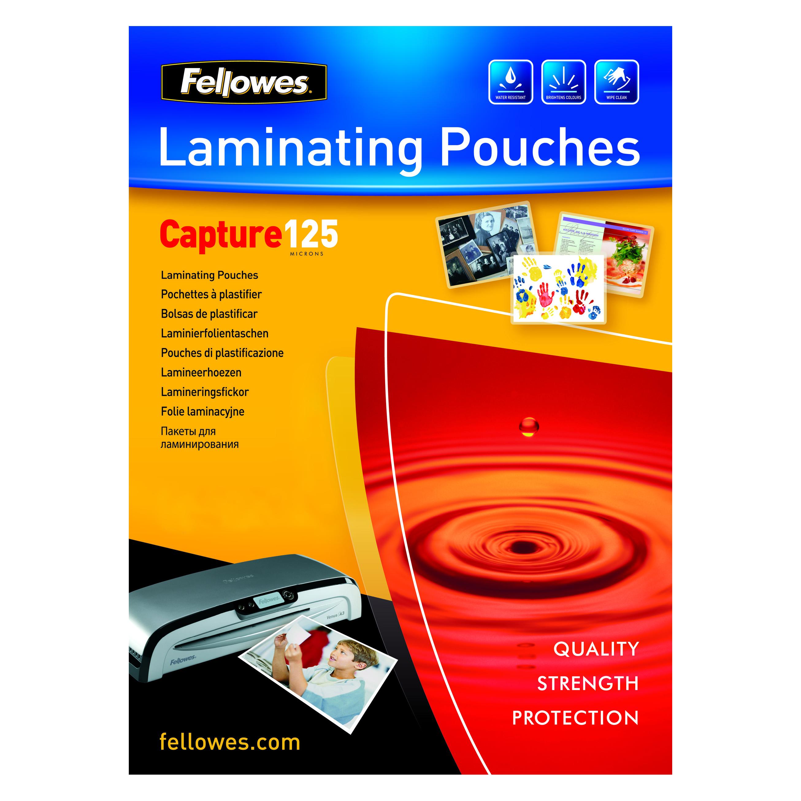 Fellowes Capture 125, 75x105mm (ID-Kartenformat, 100 Stk., 125 µm) (5306901)