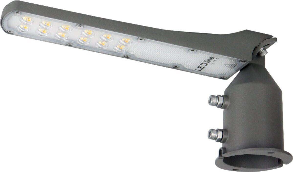 LED-straatlamp LITE FLAMINGO, 30W, 3000lm, 4000K neutraal wit licht, IP65, grijs
