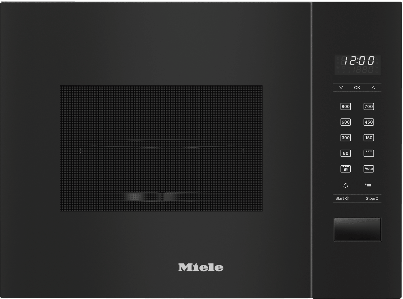 Miele M2224SC Einbau-Mikrowelle 800 W Größe: klein Grill (Schwarz) 11103400