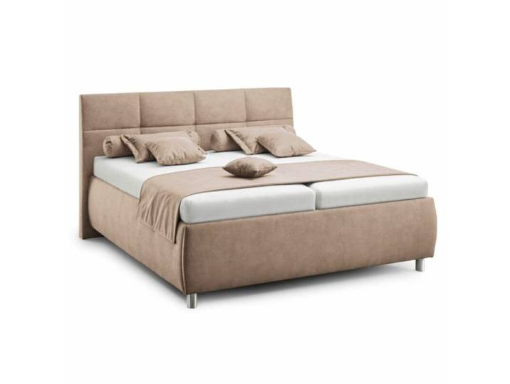 Trendstore Alica Polsterbett - Webstoff GDU 01 natur