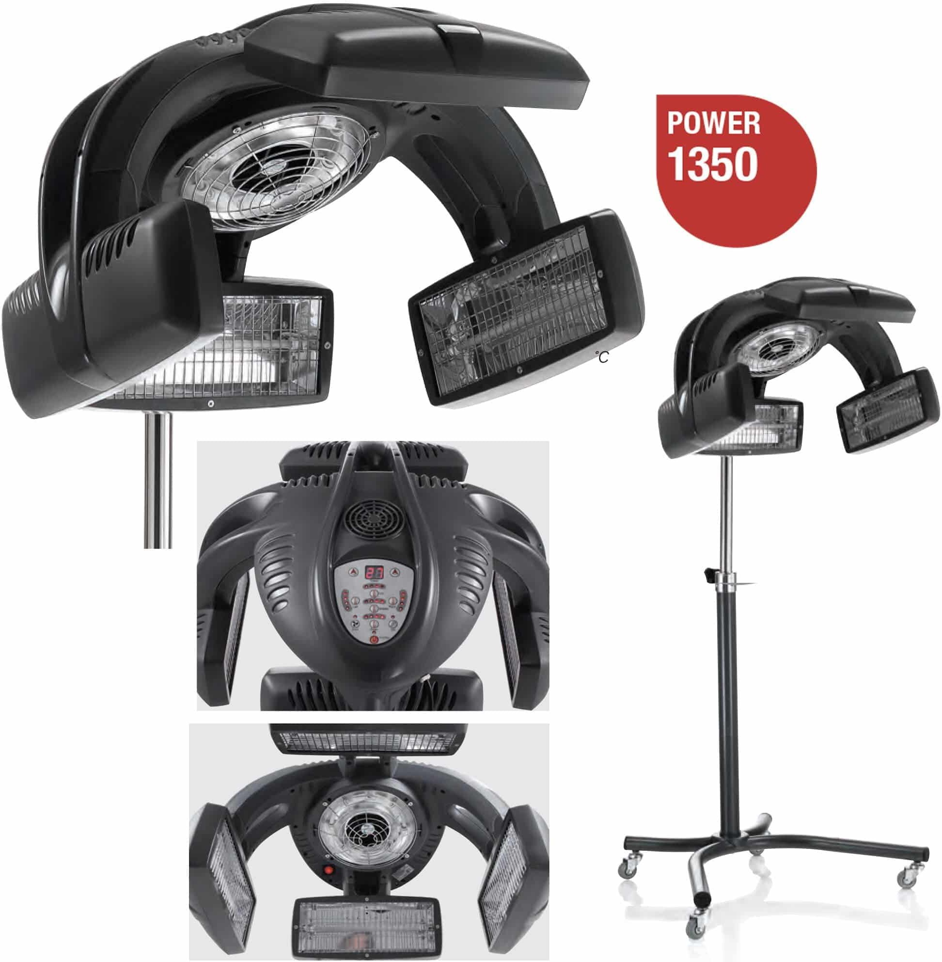 Xanitalia HAIR DRYER EVOLUTION – Lampada per Termostimolazione Professionale per parrucchiere