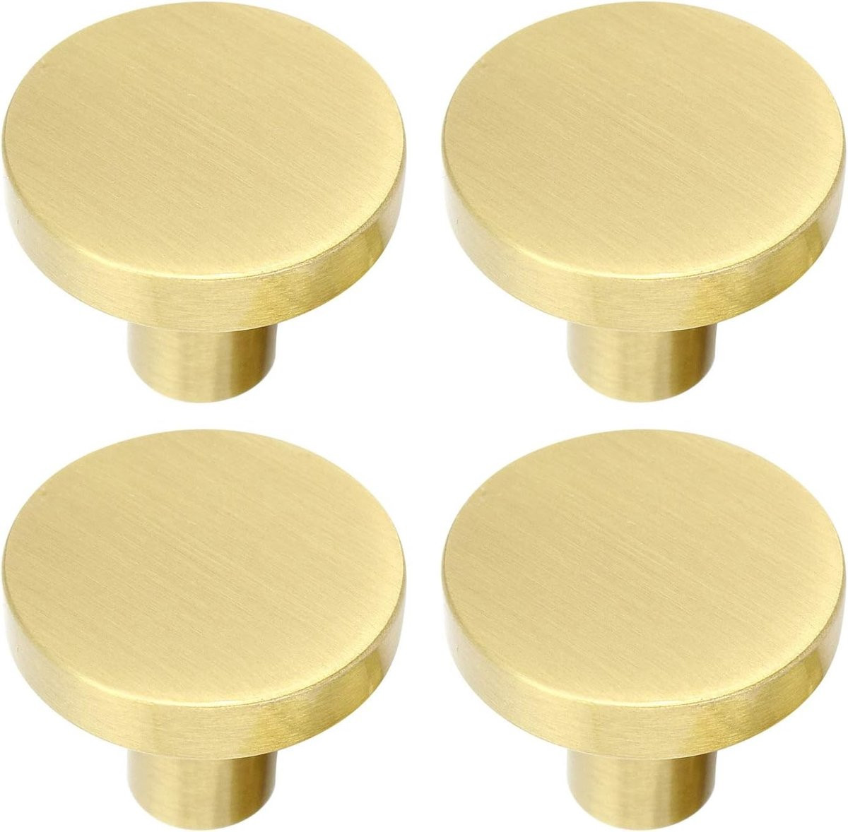 Dailygoods - Massief Messing Ronde Kastknoppen voor deuren en lades