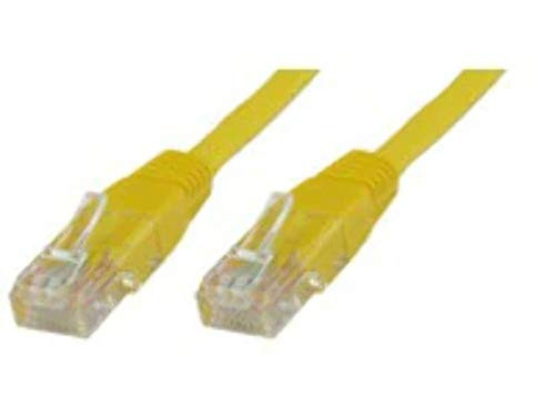 MicroConnect CAT5e UTP netwerkkabel, 3 m, geel