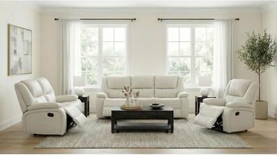 Coaster Camila Upholstered Reclining Sofa Set