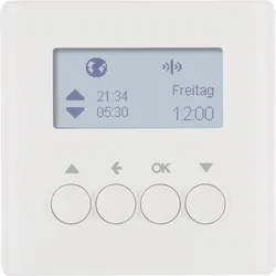 Berker 85745129 KNX-Funk Jalou-Uhr quickl Q.x pw