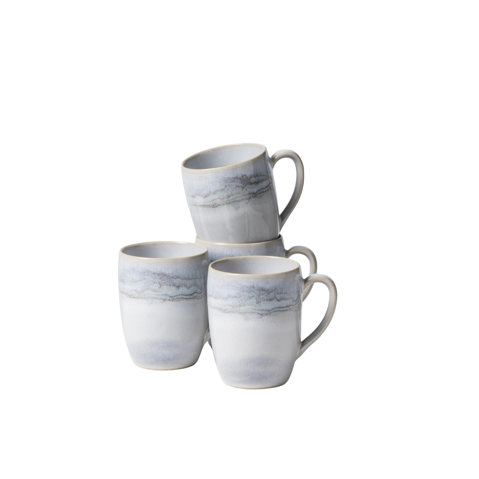 Gipfelstück Kaffeebecher-Set, Steinzeug TIEFER SEE