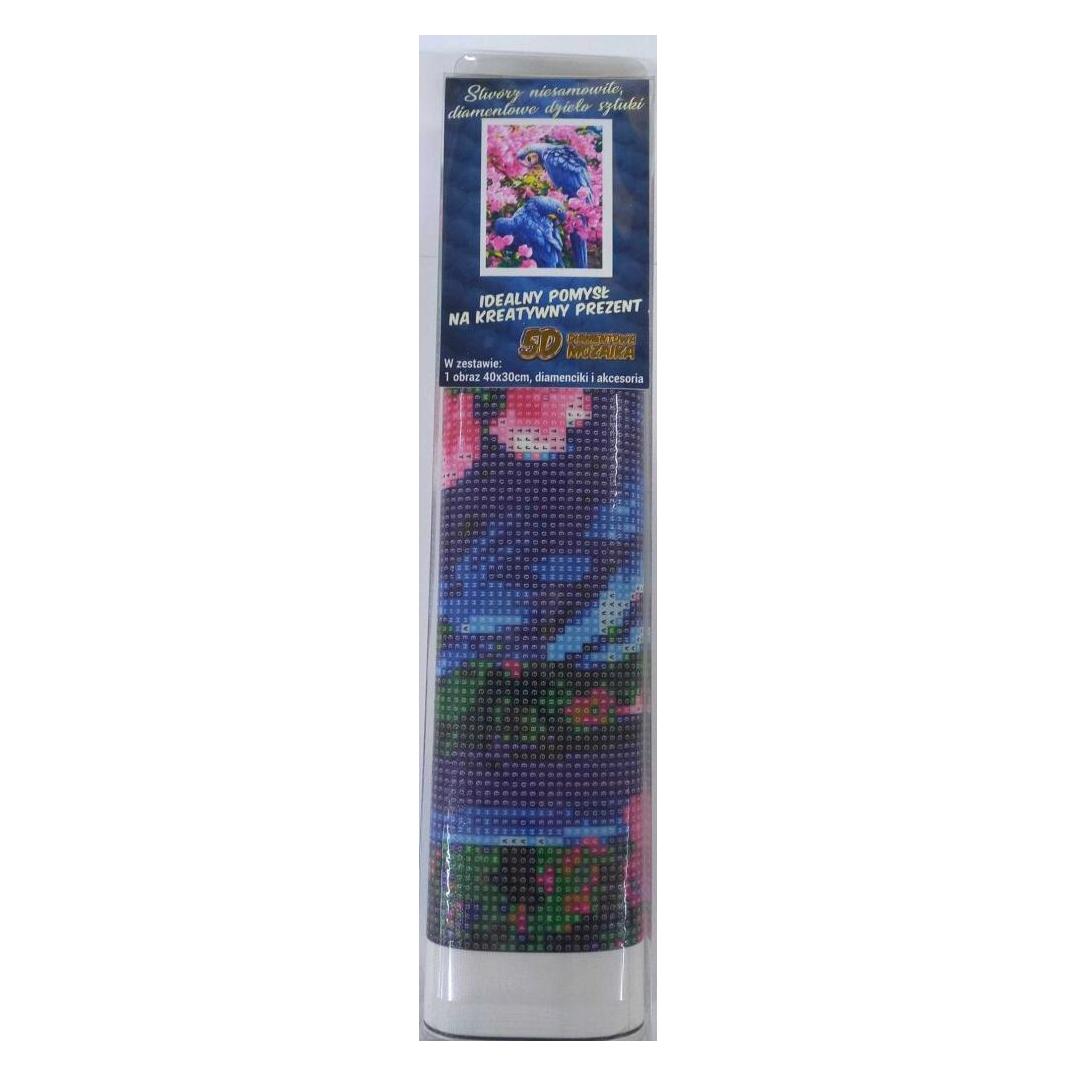 Norimpex Diamant Gemälde Blaue Papageien 30x40cm (1008539)