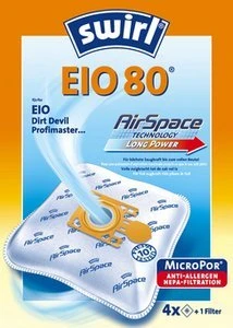 Staubsaugerbeutel EIO80 MicroPor 4 Stück