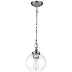 Elstead Lighting Tabby kompakte Pendelleuchte E27 Nickel
