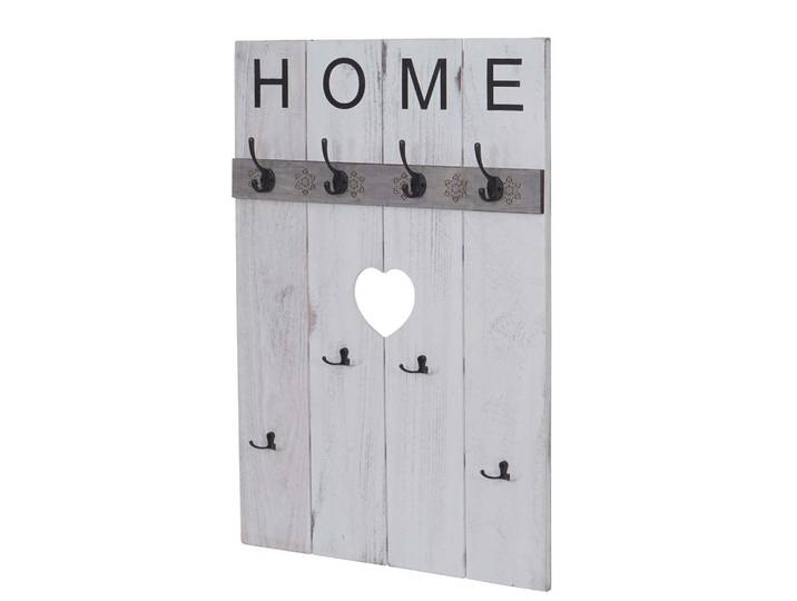 WANDGARDEROBE HOME SHABBY-LOOK Cremeweiß