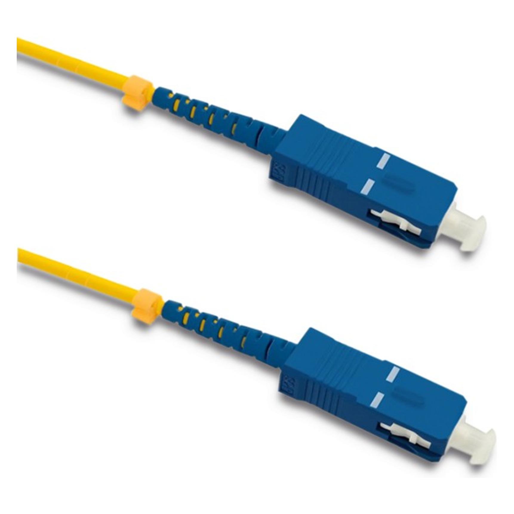 Qoltec Patchcord światłowodowy SC/UPC - SC/UPC | Singlemode | 9/125 | G652D| Simplex | 0.5m (0.50 m) (54296)