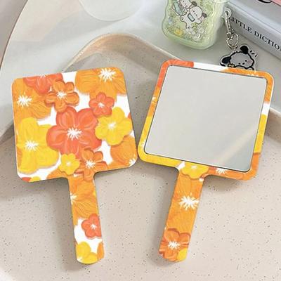 Uplift Picks Flower Handheld Makeup Mirror Portable Tabletop Vanity Mirror For Women 06