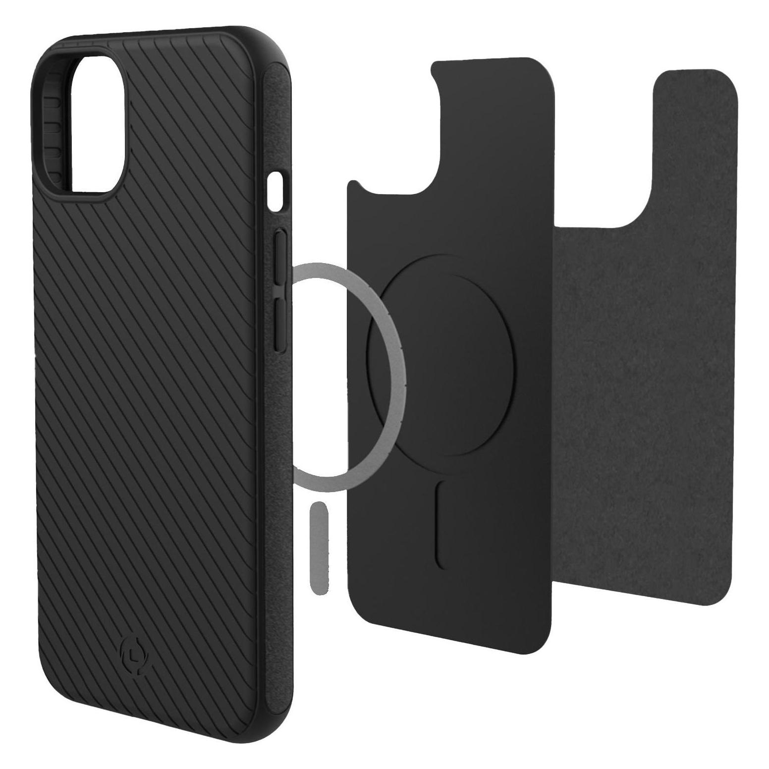 Celly Ultra, Cover, Apple, iPhone 12/12 Pro, 15.5 cm (6.1"), Black (Apple iPhone 12, Apple iPhone 12 Pro) (ULTRAMAG1004BK)