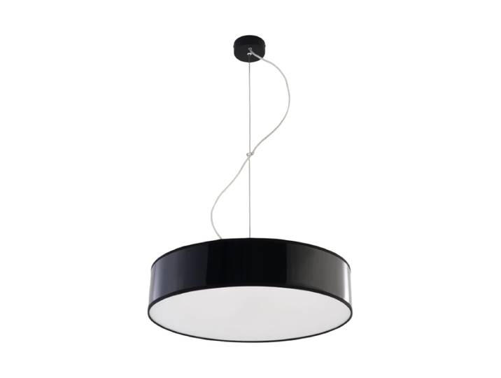 Design Pendellampe „Arena“ Ø 45 cm Schwarz Sollux Lighting