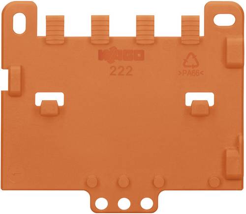 WAGO 222-505 Zugentlastungsplatte Orange