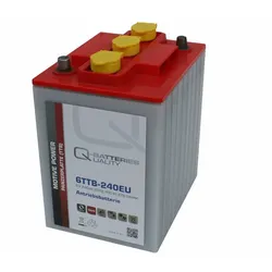 Q-Batteries 6TTB-240EU | 6V 240Ah (C20) geschlossene Blockbatterie, positive Röhrchenplatte