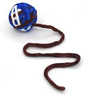 Uplifted Finds Dr.DC Colorful Wool Cat Teaser Toy Balls blue