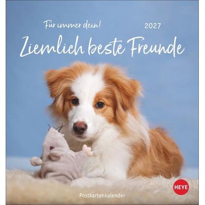Ziemlich beste Freunde Postkartenkalender 2027 - Für immer dein