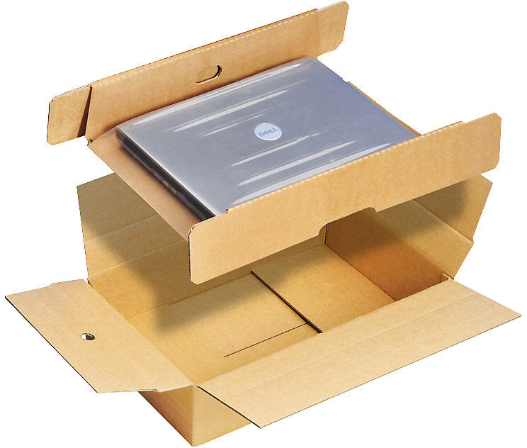 Fixierverpackung, für Laptops, LxBxH 548 x 358 x 120 mm, ab 3 Stk ratioform