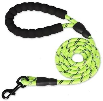 Inspired Living ComfortGrip Strong Dog Leash With Padded Soft Handle green 1.2cm 2m
