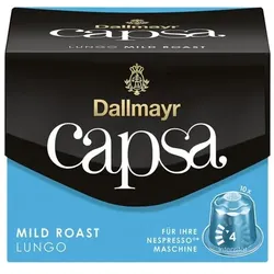 Dallmayr Kaffeekapseln »capsa Lungo Mild Roast« für Nespresso® gelb