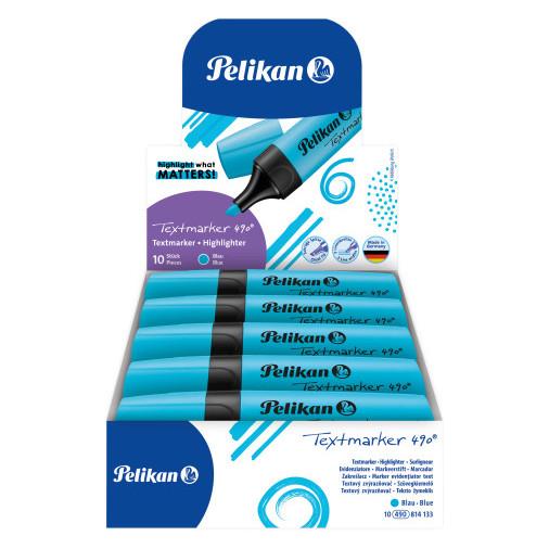 Pelikan Textmarker 490 1-5mm blau (1x) (814133)