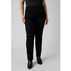 Levi's für Damen. 18883-0321 Gerade High-Waisted Jeans 724 schwarz (26/32), Lässig, Baumwolle, Denim
