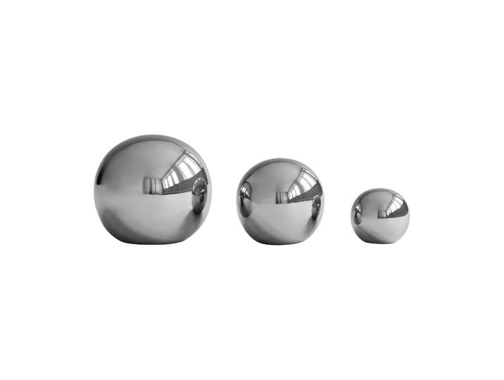 101 Copenhagen Décoration Gallery Balls 3 pièces Chrome