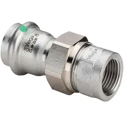 Viega, Rohrverbindungstechnik, GmbH & Co.KG Verschraubung Sanpress Inox ES m SC-Cont. flachdichtend IG 28mmx3/4 (Pressverbindung, Rohrverschraubung)