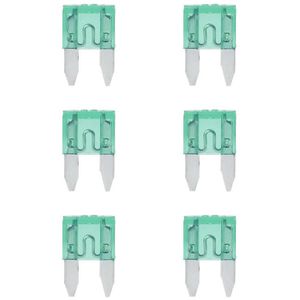 ProPlus KFZ-Sicherungen Mini-Flachsicherungen, 30 A, 12 - 24 V, 6 Stück