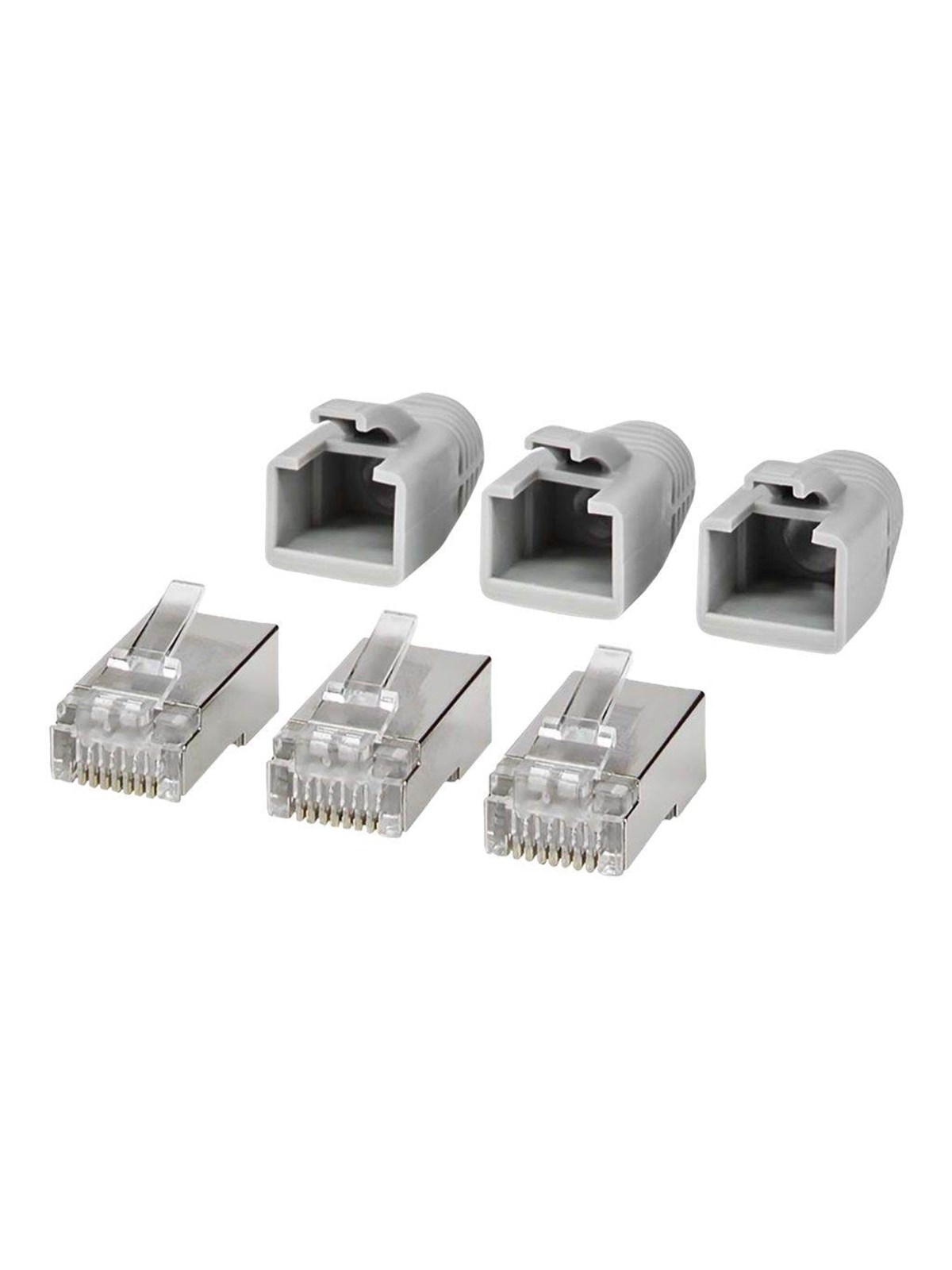 Nedis network connector - grey - Grau