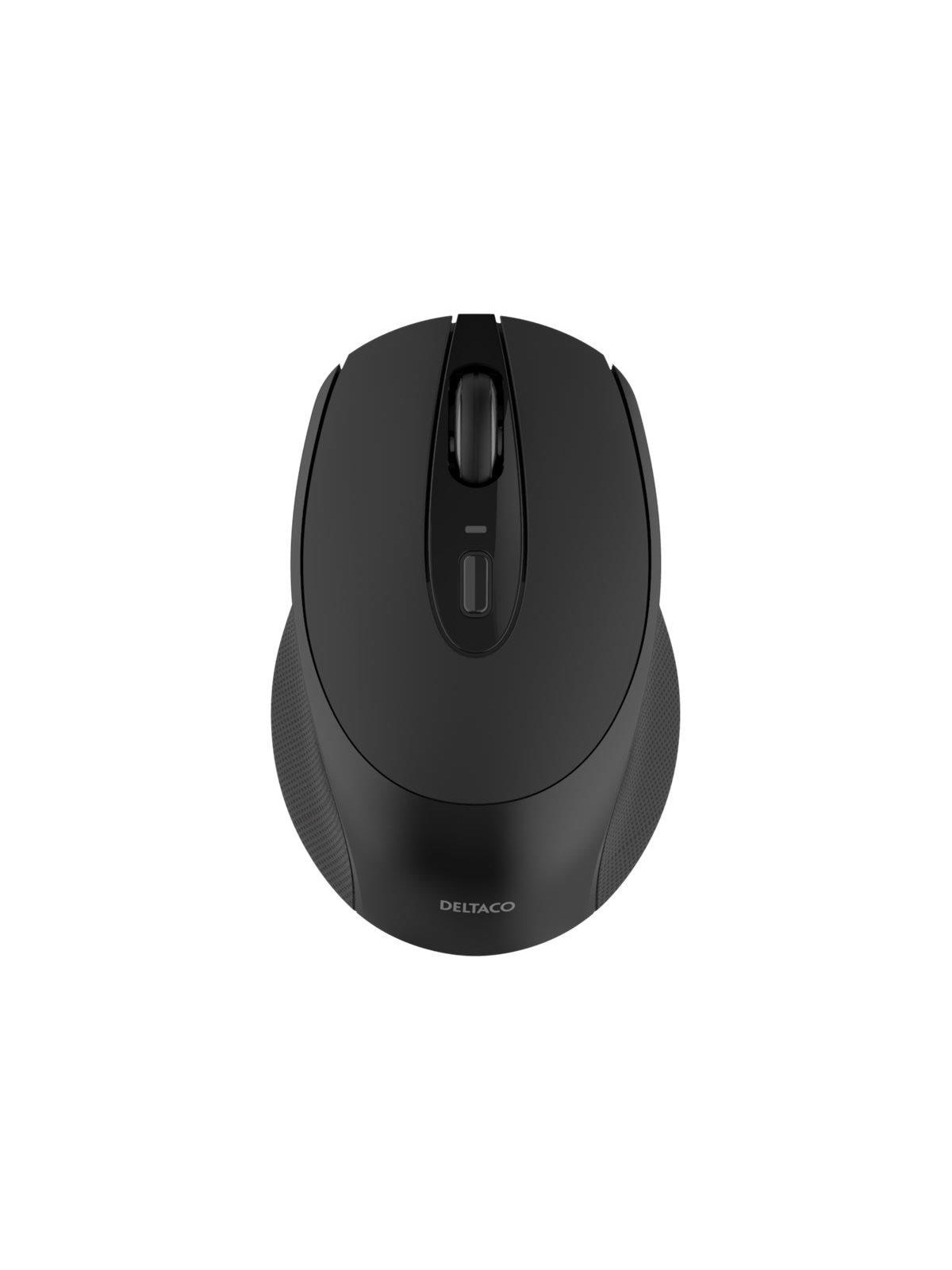 Deltaco Wireless office silent mouse USB receiver - Maus (Grau)