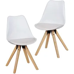 FineBuy, Stühle, Nina (2er Set)