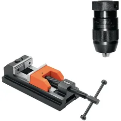 Flott, Schraubstock + Zwinge, Bohrpaket 1 m. (120 mm)