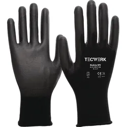 Handschuhe Blackstar NPU Gr.8 (L) schwarz EN 388 PSA II TECWERK