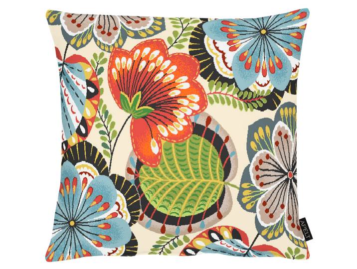 Dekokissen APELT 7408 , bunt (natur, bunt), B:45cm H:10cm L:45cm, Mischgewebe, Dekokissen_Sitzkissen_Kissenhüllen, Dekokissen, inclusive Soft-Kissenfüllung 100% PES