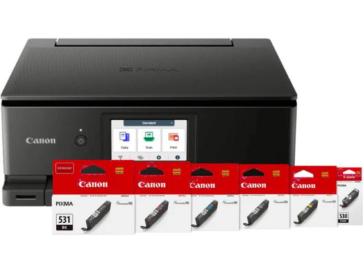 Canon PIXMA TS8750 + 1 set extra inkt