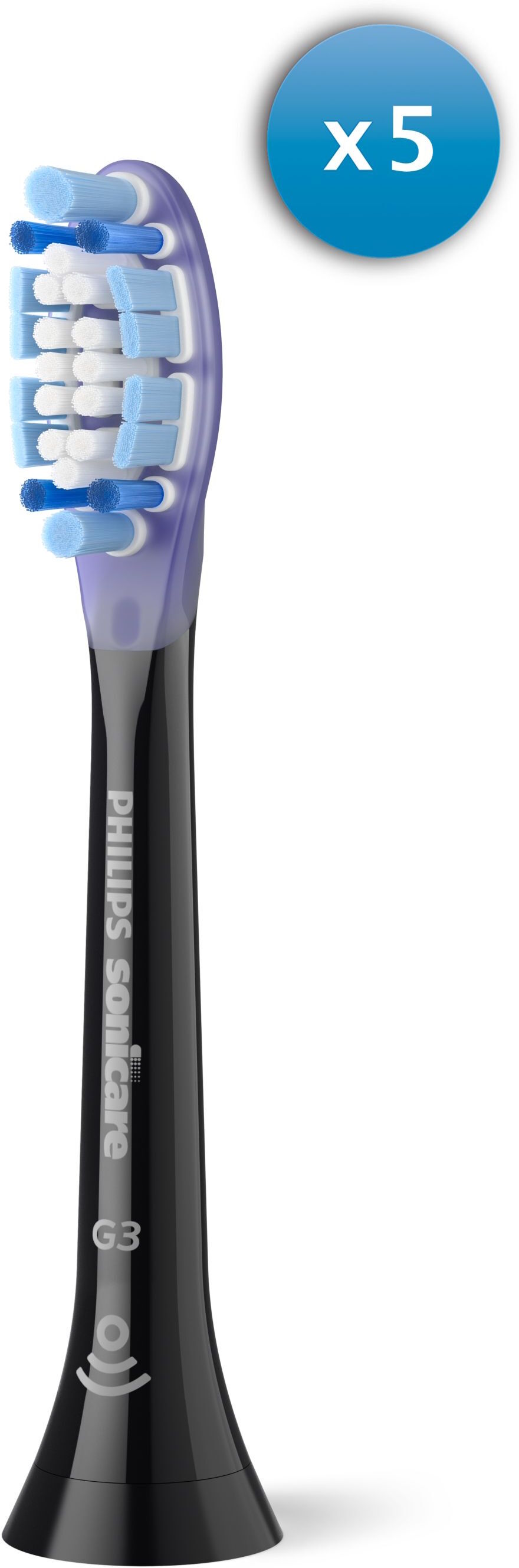 Philips Sonicare Premium Gum Care 5 x Tandbørstehoveder - Sort 5 stk