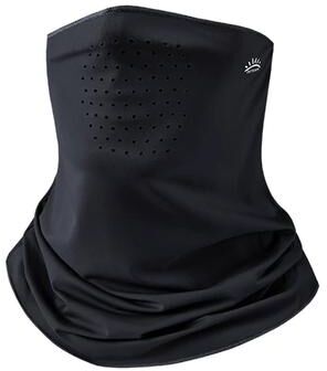 USA Free Shipping Shop Ice Silk UV Protection Full Head Face Mask For Cooling Comfort black