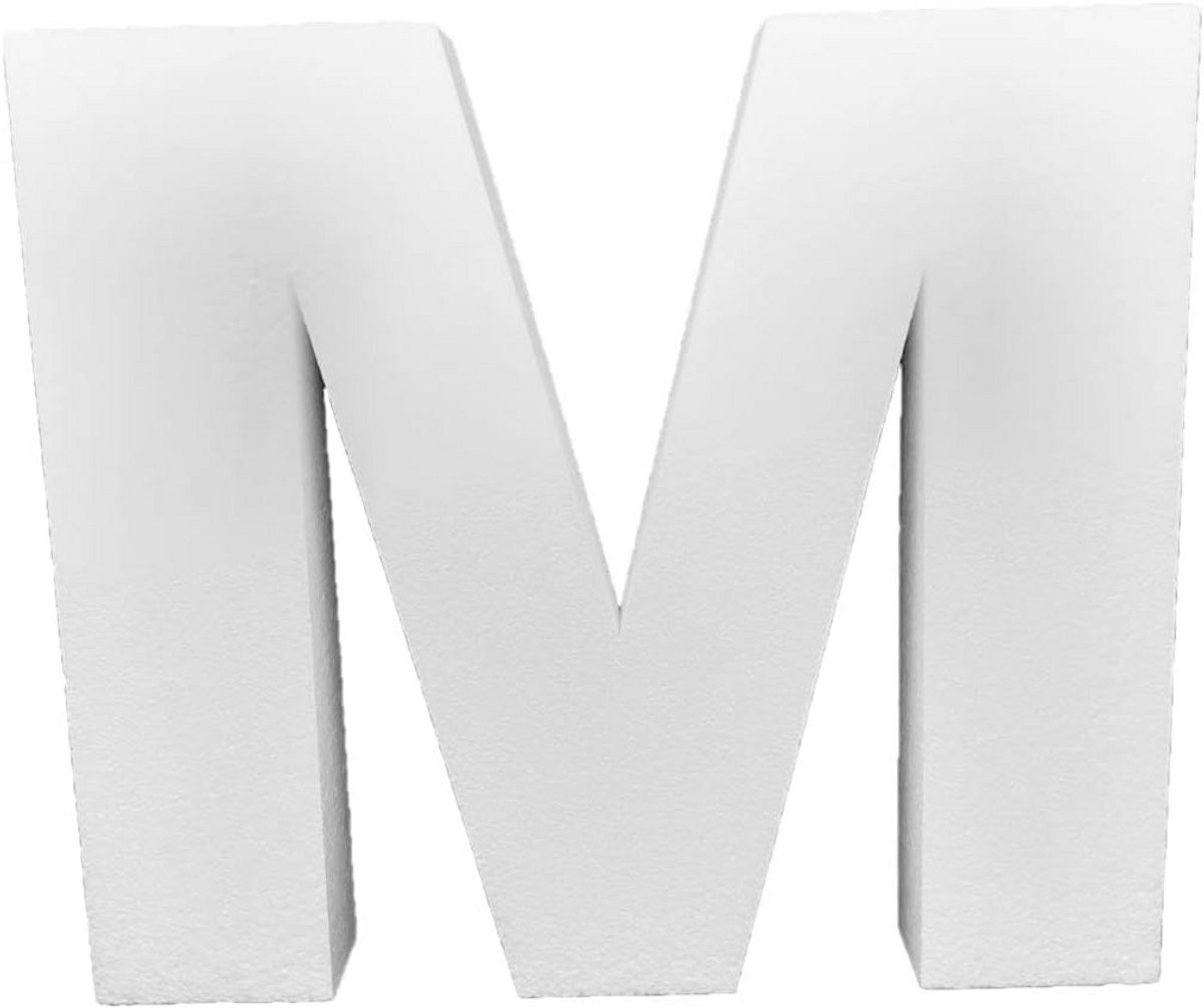 Styrofoam letters en decoratie cijfers voor bruiloft, jubileum of verjaardag, 40 cm hoog