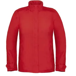 B&C Damen Winter Parka Real+ Winter-Jacke JW925 deep red XL
