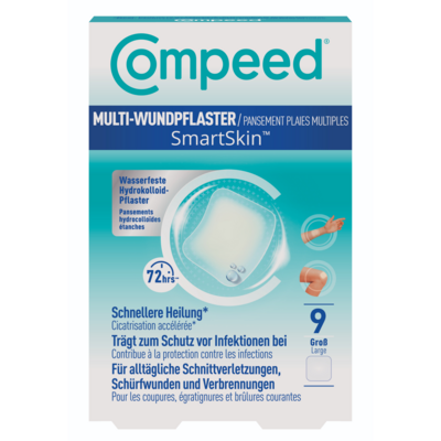 Perrigo Deutschland GmbH COMPEED Multi-Wundpflaster SmartSkin groß 9 St 20575576