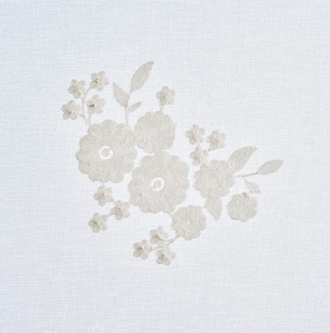 Gardine HEINE HOME Gr. 4, weiss (weiß), B:140cm H:245cm, Polyester, Gardinen, Gardine weiß 245cm, Bindebänder, Bindebänder, 140cm