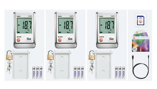 Testo 0572 1750 175 T1 Set Temperatur-Datenlogger Messgröße Temperatur -35 bis +55°C