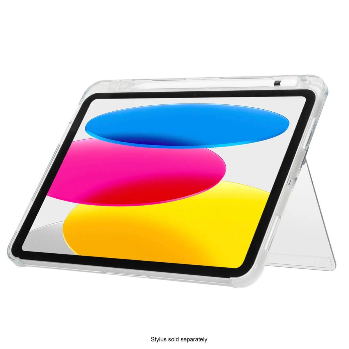 Targus Click-In™ Hülle mit Standfuß für iPad A16 und iPad (10. Gen) 10,9" - 11" - transparent THD927GL