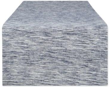 DII Tonal Recycled Cotton Slubby Rib Table Runner