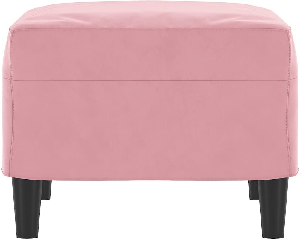 vidaXL Repose-pied Rose 60x50x41 cm Velours