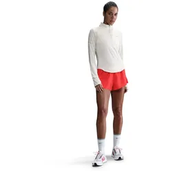 NIKE Swift Dri-FIT UV 1/2-Zip Laufshirt Damen 133 - sail/reflective silv S